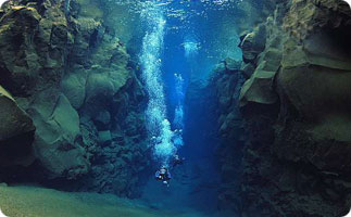 Iceland's incredible Silfra, where you can dive between two continents.