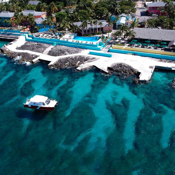 Sunset House Grand Cayman Aerial